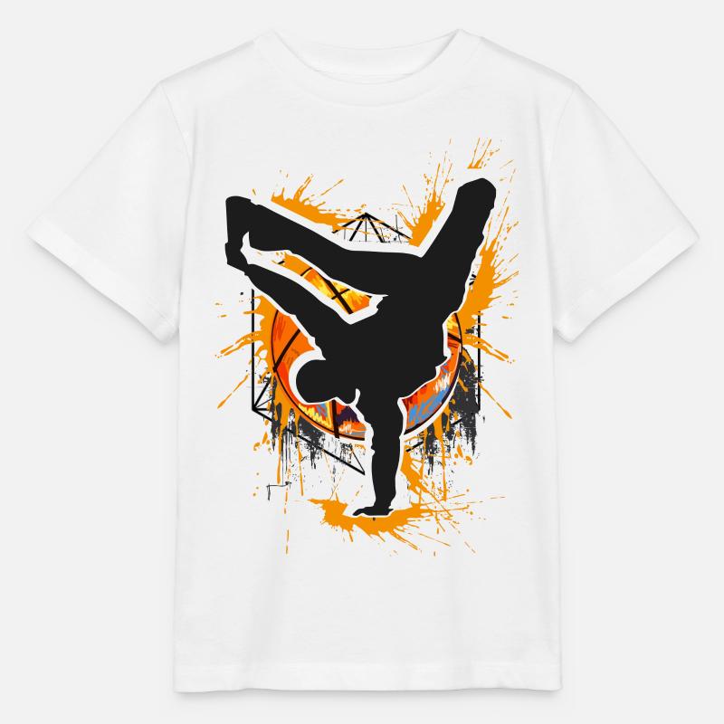 Breakdance - Breakdancer - Breakdancing - Bboy - T-shirt bio MINI CREATOR Stanley/Stella Enfant - blanc