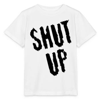 Be quiet! (black) - Stanley/Stella MINI CREATOR Kids’ T-Shirt - white - Front - Maike (125cm)