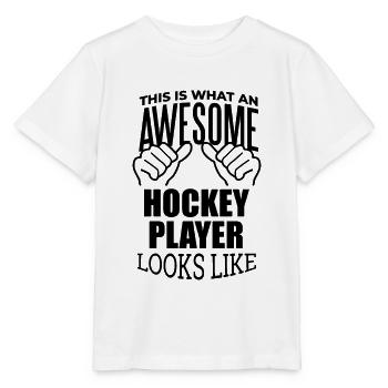 Hockey Hockey Hockey - Stanley/Stella MINI CREATOR Kids’ T-Shirt - white - Front - Maike (125cm)