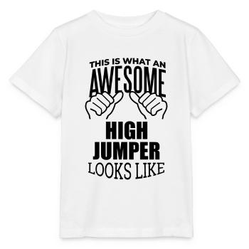 High Jump High Jump High Jump - Stanley/Stella MINI CREATOR Kids’ T-Shirt - white - Front - Maike (125cm)
