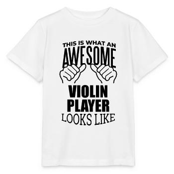 Violon Violon Violon - T-shirt bio MINI CREATOR Stanley/Stella Enfant - blanc - Devant - Maike (125cm)