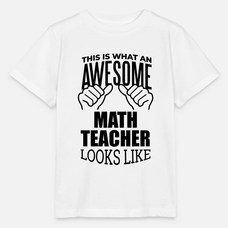 Mathématiques - T-shirt bio MINI CREATOR Stanley/Stella Enfant - blanc