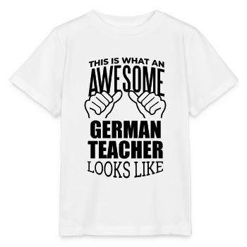 Allemand - T-shirt bio MINI CREATOR Stanley/Stella Enfant - blanc - Devant - Maike (125cm)