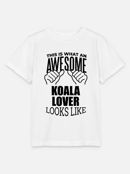 Koala Koala Koala - Stanley/Stella T-shirt MINI CREATOR til børn - hvid