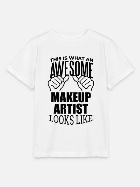 Make-up Make-up Make-up - Stanley/Stella Kinder T-Shirt MINI CREATOR  - Weiß