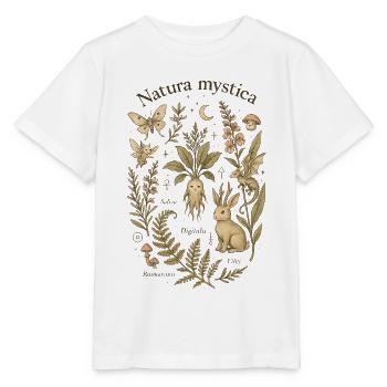 Mysterious nature - Natura Mystica - Stanley/Stella MINI CREATOR Kids’ T-Shirt - white - Front - Maike (125cm)