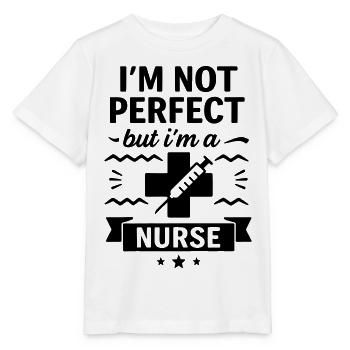 Pas parfaite, mais une excellente infirmière - T-shirt bio MINI CREATOR Stanley/Stella Enfant - blanc - Devant - Maike (125cm)