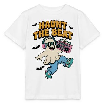 Haunt the Beat Ghost DJ - Stanley/Stella MINI CREATOR Kids’ T-Shirt - white - Front - Maike (125cm)