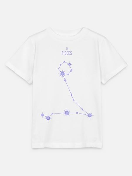 Sternzeichen Stern Pastel Purpur - Stanley/Stella Kinder T-Shirt MINI CREATOR - Weiß