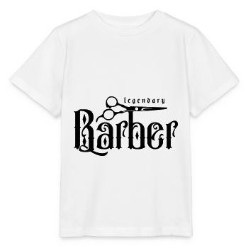 barbier légendaire - T-shirt bio MINI CREATOR Stanley/Stella Enfant - blanc - Devant - Maike (125cm)