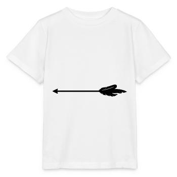 Pfeil Icon - Stanley/Stella Kinder T-Shirt MINI CREATOR  - Weiß - Vorne - Maike (125cm)
