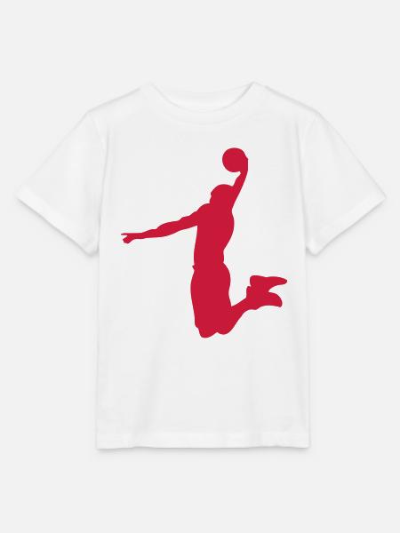 Basketball Dunk player2 - Stanley/Stella Kinder T-Shirt MINI CREATOR  - Weiß