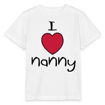 I Love Nanny - Stanley/Stella MINI CREATOR Kids’ T-Shirt - white - Front - Maike (125cm)