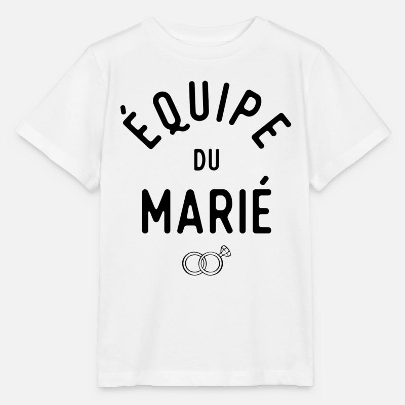 équipe du marié evg - T-shirt bio MINI CREATOR Stanley/Stella Enfant - blanc