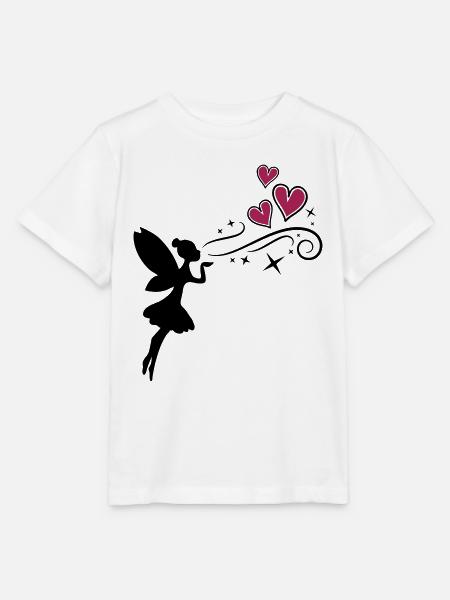 fairy fee hearts - Stanley/Stella Kinder T-Shirt MINI CREATOR - Weiß