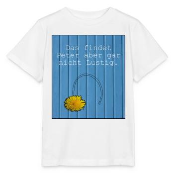Peter Lustig Print - Stanley/Stella Kinder T-Shirt MINI CREATOR  - Weiß - Vorne - Maike (125cm)