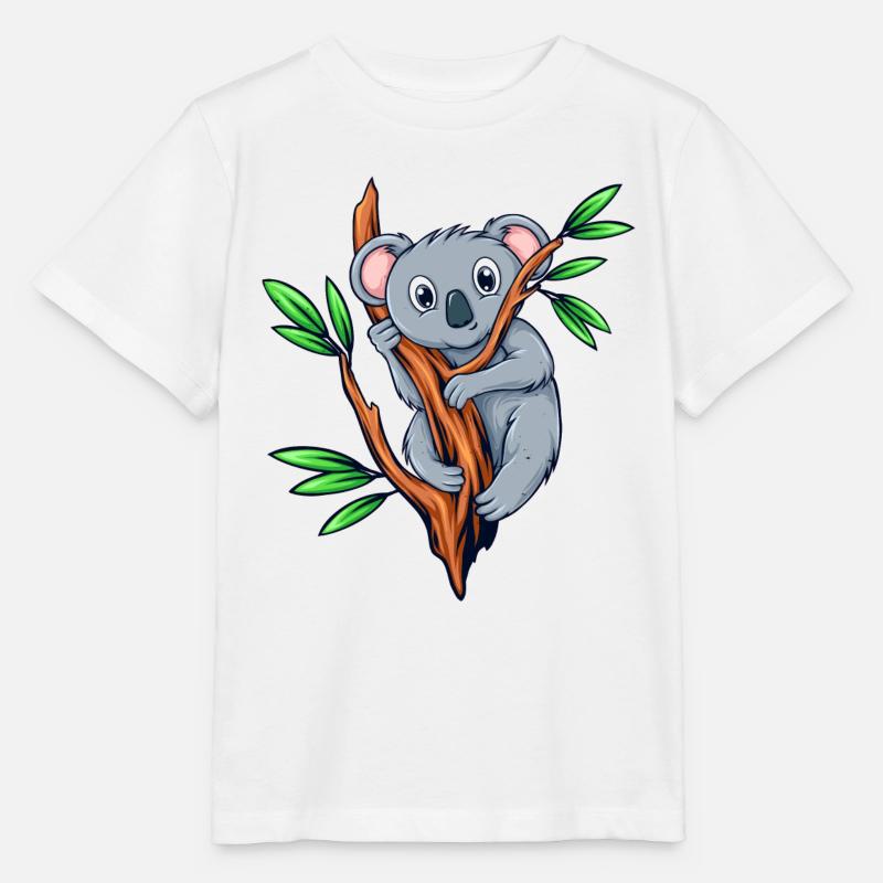 Koalabär Koala Bambus - Stanley/Stella Kinder T-Shirt MINI CREATOR  - Weiß