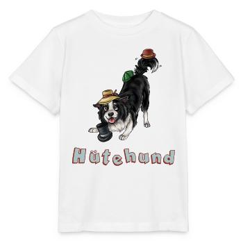 Hütehund - Stanley/Stella Kinder T-Shirt MINI CREATOR  - Weiß - Vorne - Maike (125cm)