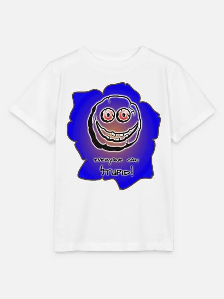everyone can stupid - Stanley/Stella Kinder T-Shirt MINI CREATOR  - Weiß