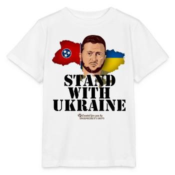 Ukraine Tennessee - Stanley/Stella Kinder T-Shirt MINI CREATOR  - Weiß - Vorne - Maike (125cm)