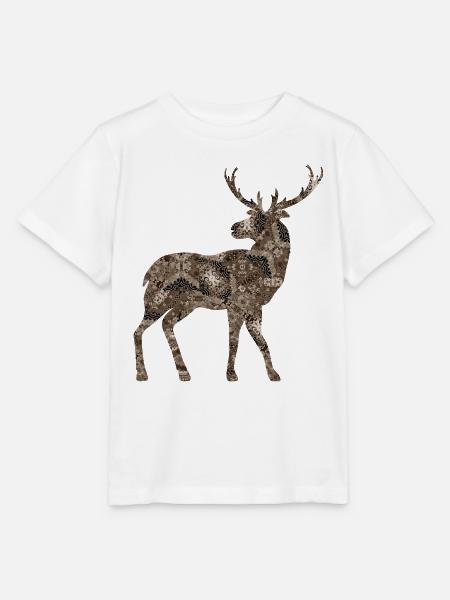 Hirsch - Stanley/Stella Kinder T-Shirt MINI CREATOR - Weiß