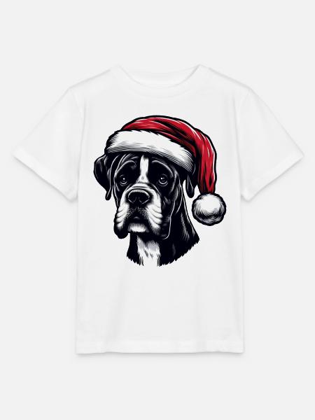 Boxerhund Weihnachtsgeschenke - Stanley/Stella Kinder T-Shirt MINI CREATOR  - Weiß