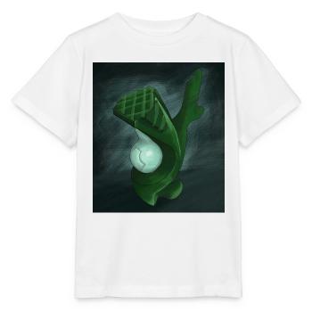 Sculpture abstraite - T-shirt bio MINI CREATOR Stanley/Stella Enfant - blanc - Devant - Maike (125cm)