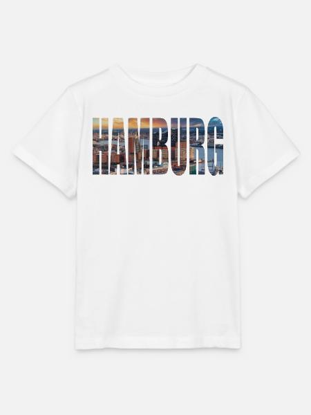 HAMBURG SKYLINE - Stanley/Stella Kinder T-Shirt MINI CREATOR  - Weiß