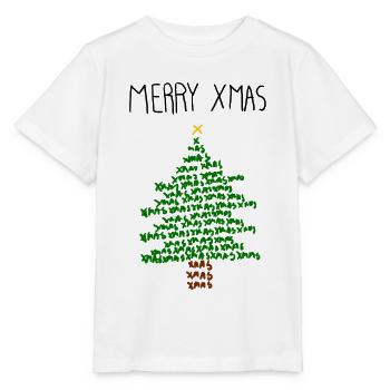MERRY XMAS - Stanley/Stella MINI CREATOR Kids’ T-Shirt - white - Front - Maike (125cm)