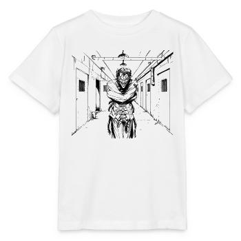Batman Crazy Joker Straitjacket - Stanley/Stella MINI CREATOR Kids’ T-Shirt - white - Front - Maike (125cm)