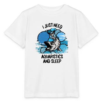 Aquarium Aquarists Fish Ornamental fish Aquaristics - Stanley/Stella MINI CREATOR Kids’ T-Shirt - white - Front - Maike (125cm)