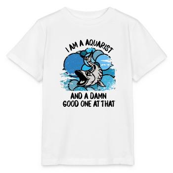 Aquarium Aquarists Fish Ornamental fish Aquaristics - Stanley/Stella MINI CREATOR Kids’ T-Shirt - white - Front - Maike (125cm)