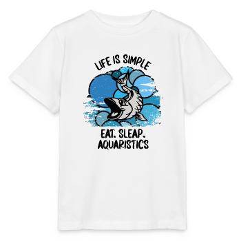 Aquarium Aquarists Fish Ornamental fish Aquaristics - Stanley/Stella MINI CREATOR Kids’ T-Shirt - white - Front - Maike (125cm)