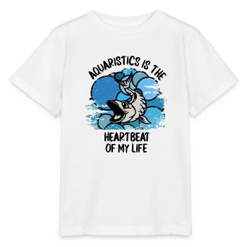 Aquarium Aquarists Fish Ornamental fish Aquaristics - Stanley/Stella MINI CREATOR Kids’ T-Shirt - white - Front - Maike (125cm)