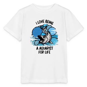 Aquarium Aquarists Fish Ornamental fish Aquaristics - Stanley/Stella MINI CREATOR Kids’ T-Shirt - white - Front - Maike (125cm)