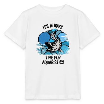 Aquarium Aquarists Fish Ornamental fish Aquaristics - Stanley/Stella MINI CREATOR Kids’ T-Shirt - white - Front - Maike (125cm)