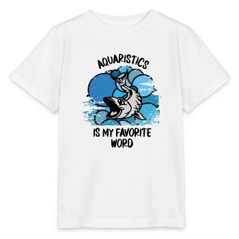 Aquarium Aquarists Fish Ornamental fish Aquaristics - Stanley/Stella MINI CREATOR Kids’ T-Shirt - white - Front - Maike (125cm)