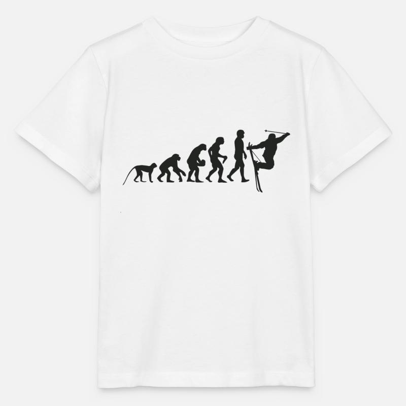 Ski Evolution - T-shirt bio MINI CREATOR Stanley/Stella Enfant - blanc
