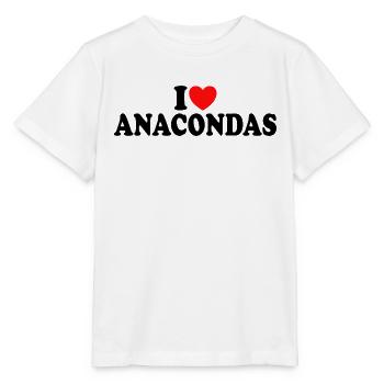 Aime Les Anacondas Aime Les Serpents - T-shirt bio MINI CREATOR Stanley/Stella Enfant - blanc - Devant - Maike (125cm)
