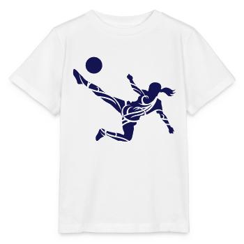 Soccer female eu - Stanley/Stella MINI CREATOR Kids’ T-Shirt - white - Front - Maike (125cm)