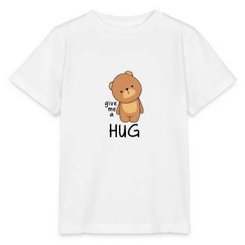 Donnez-moi des câlins, des câlins gratuits - T-shirt bio MINI CREATOR Stanley/Stella Enfant - blanc - Devant - Maike (125cm)