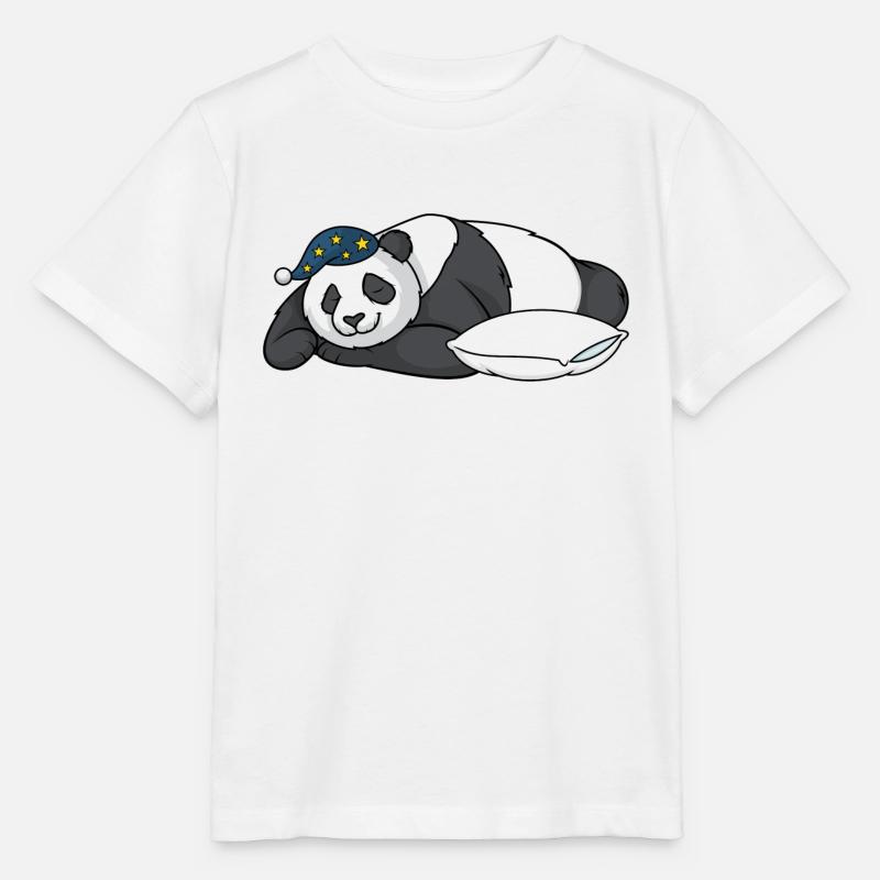 Panda - T-shirt bio MINI CREATOR Stanley/Stella Enfant - blanc