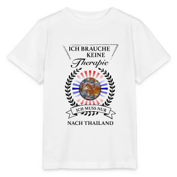 Ich muss nur nach Thailand - vermisse Thailand - Stanley/Stella Kinder T-Shirt MINI CREATOR  - Weiß - Vorne - Maike (125cm)