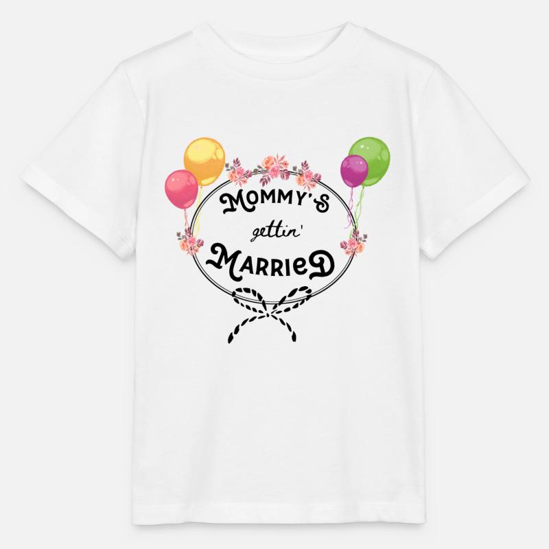 Mama heiratet - Stanley/Stella Kinder T-Shirt MINI CREATOR  - Weiß