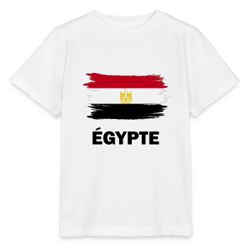Drapeau de l'Égypte - T-shirt bio MINI CREATOR Stanley/Stella Enfant - blanc - Devant - Maike (125cm)