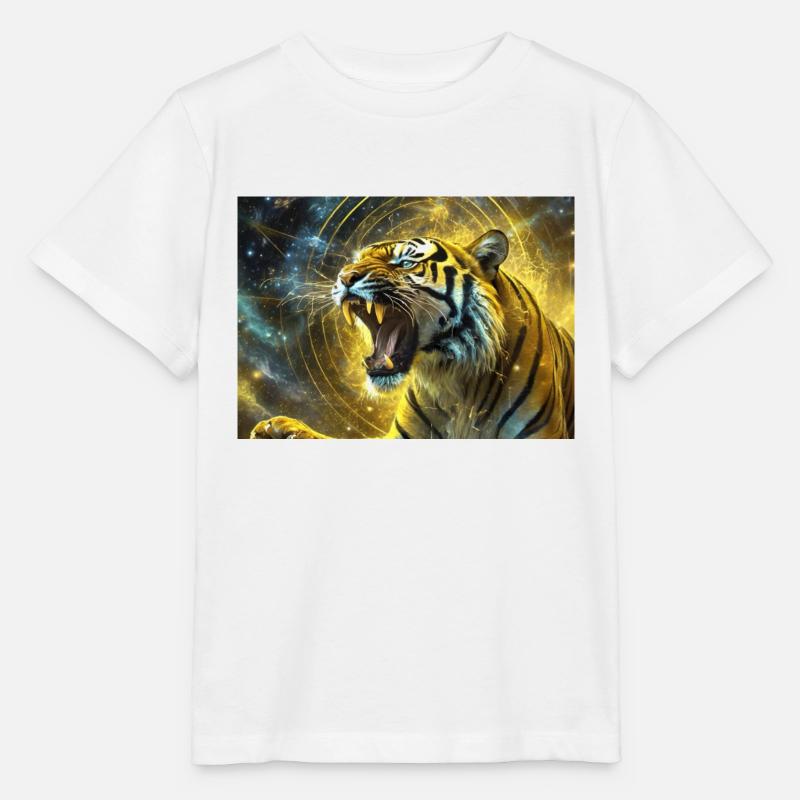 Mystic tiger - T-shirt bio MINI CREATOR Stanley/Stella Enfant - blanc