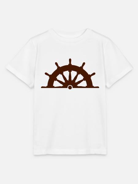 Steuerrad 1c - Stanley/Stella Kinder T-Shirt MINI CREATOR  - Weiß
