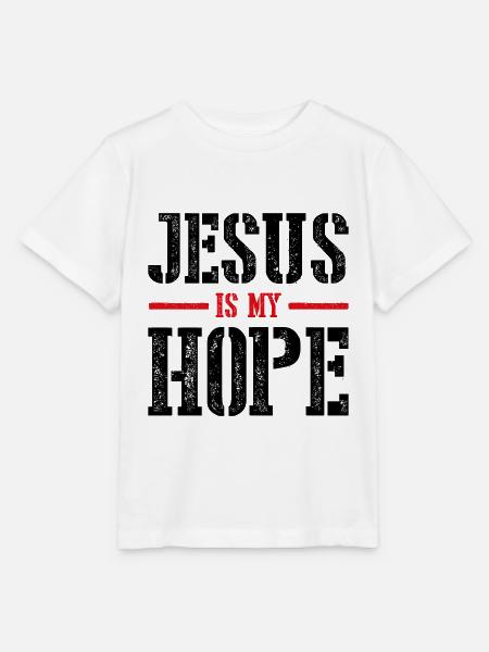 Jesus ist meine Hoffnung - Stanley/Stella Kinder T-Shirt MINI CREATOR - Weiß