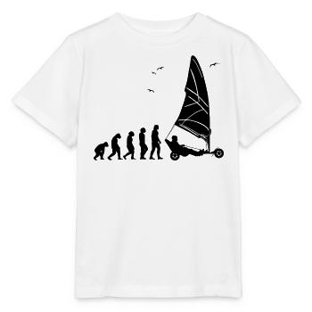 Beach Sailing Windracer Land Sailers Land Sailors - Stanley/Stella MINI CREATOR Kids’ T-Shirt - white - Front - Maike (125cm)