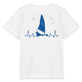 Beach Sailing Windracer Land Sailers Land Sailors - Stanley/Stella MINI CREATOR Kids’ T-Shirt - white - Front - Maike (125cm)